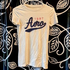 White Aeropostale shirt